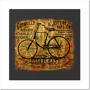 Gormuly and Jeffery vintage American bicycles Posters and Art